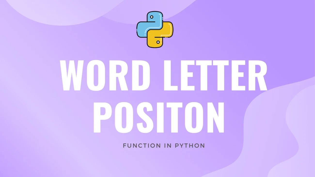Word Letter Position Sum Function in python