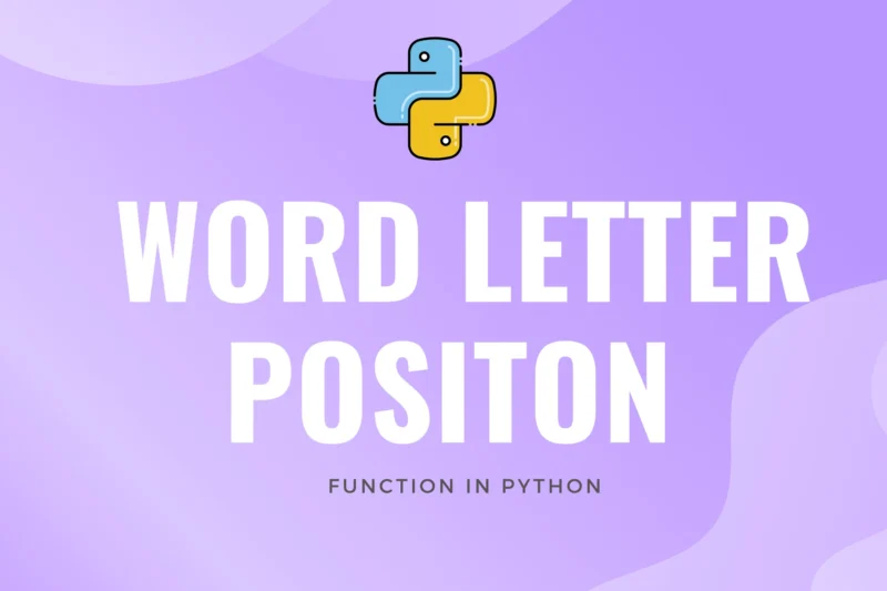 Word Letter Position Sum Function in python